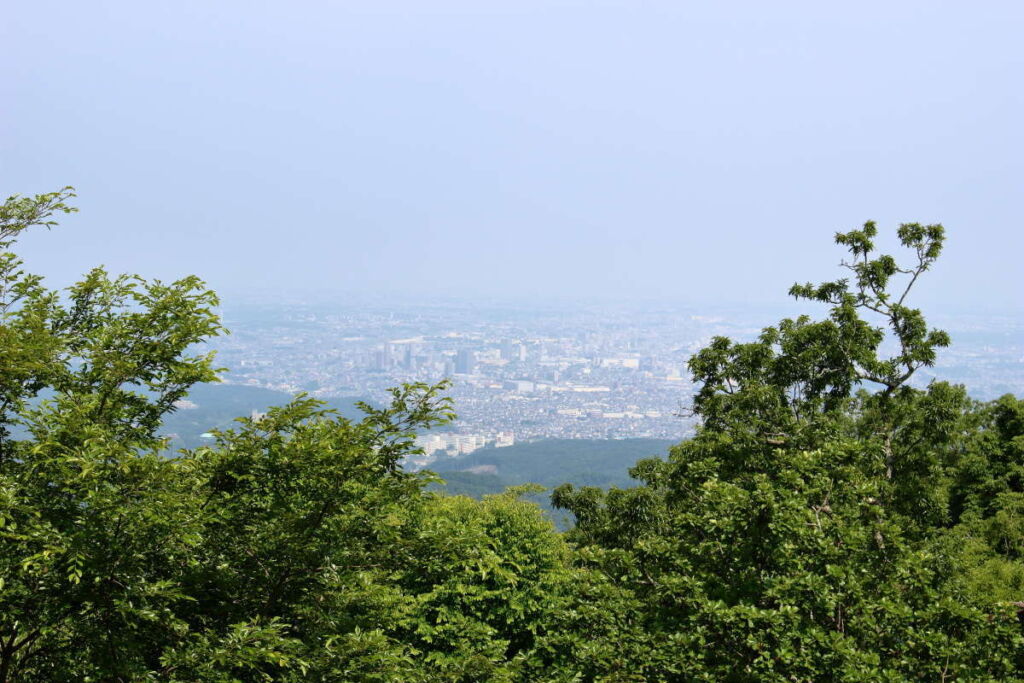 高尾山山頂からの風景