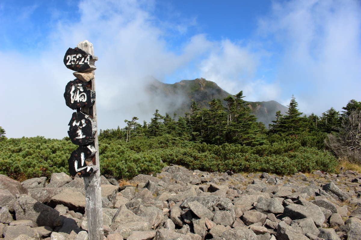 編笠山